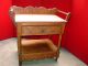 Antique Dry Sink Wash Stand Amish Cabinet One Drawer Arts And Crafts Dovetail 1800-1899 photo 6