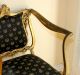 Stunning Louis Xv Parlor Chair With Napoleonic Crest Fabric 1800-1899 photo 3