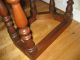 Jacobean Revival Side Table Stool With Gallery Form Legs 1920 ' S Walnut Post-1950 photo 7