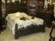 Antique Carved Italian Walnut Mid 19th Century Five Piece Queen Bedroom Suite 1800-1899 photo 1
