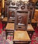 Exquisite Set Of 6 French Antique Brittany Chairs.  Made From Dark Oak. 1800-1899 photo 3