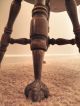 Antique Piano Stool W/back Seat Chair A.  Merriam Co Acton Ma Glass Ball Feet 1900-1950 photo 7