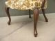 Vintage French Provincial Accent Arm Chair Velvet Floral Upholstery Gorgeous Post-1950 photo 6