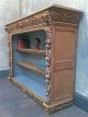 Decorative 19th Century Bleached Carved Oak Open Bookcase With Lockable Drawer 1800-1899 photo 1