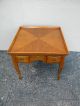 Pair Of Antique French Painted End / Side Tables By Milling Road 2117 Post-1950 photo 4