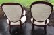 Pair Antique Victorian C1880 Black Walnut Medallion Chairs 1800-1899 photo 1