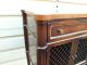 51051 Vintage Banded Mahogany Nightstand With Drawer Post-1950 photo 2