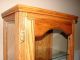 Oak Curio Cabinet,  Illuminating Display Shelves,  Claw And Ball Feet Other photo 4