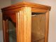 Oak Curio Cabinet,  Illuminating Display Shelves,  Claw And Ball Feet Other photo 6