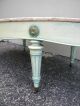 French Painted Mahogany Marble Top Coffee Table 2197 Post-1950 photo 10