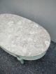 French Painted Mahogany Marble Top Coffee Table 2197 Post-1950 photo 6
