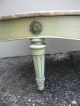 French Painted Mahogany Marble Top Coffee Table 2197 Post-1950 photo 8