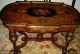 High Style Antique American Renaissance Marquetry Center Table_possibly Herter 1800-1899 photo 1