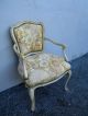 French Antique Distressed Painted Side Chair 2672 Post-1950 photo 3