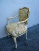 French Antique Distressed Painted Side Chair 2672 Post-1950 photo 4