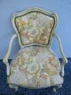 French Antique Distressed Painted Side Chair 2672 Post-1950 photo 5