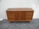 Mid - Century Low Walnut Dresser By Stanley 2404 Post-1950 photo 1