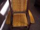 Antique Childs Rocking Chair (porch Rocker) Cane Seat Usa 1900-1950 photo 4