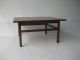 Mid Century Modern Coffee Cocktail Table Square Solid Wood Vintage Jen Risom Post-1950 photo 3
