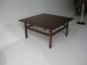 Mid Century Modern Coffee Cocktail Table Square Solid Wood Vintage Jen Risom Post-1950 photo 4