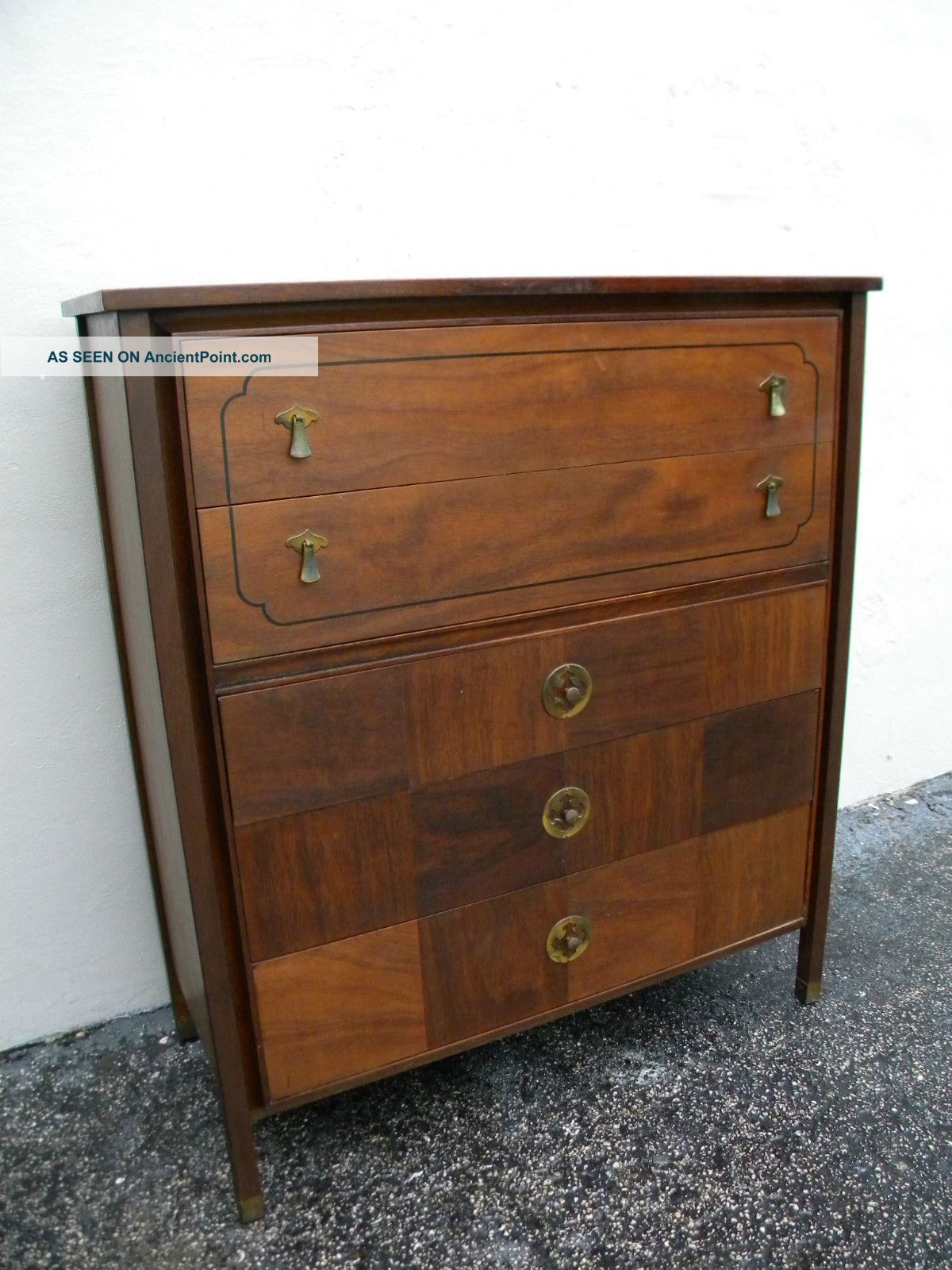 Mid - Century Mahogany Chest Of Drawers By Drexel 2451 Post-1950 photo