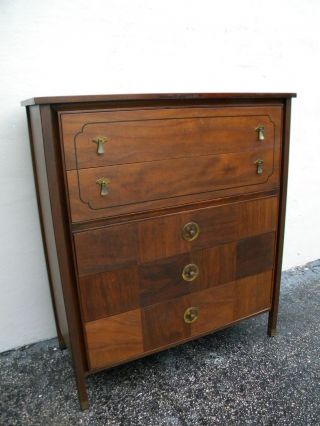 Mid - Century Mahogany Chest Of Drawers By Drexel 2451 photo