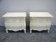 Pair Of French Bombay Painted End Tables By Thomasville 2529 Post-1950 photo 2
