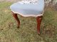 Gorgeous Antique Carved Balloon Back Chair W/needlepoint Seat 1800-1899 photo 3
