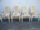 Mid - Century Painted Dining Table With 4 Chairs & 1 Leaf 2718 Post-1950 photo 4