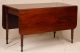 American Sheraton Period Solid Mahogany Drop Leaf Antique Dining Table C.  1820 1800-1899 photo 1