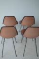 Red Fiberglass Shell Chairs Mid Century Modern Eames Design Herman Miller Pad Post-1950 photo 6