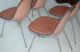 Red Fiberglass Shell Chairs Mid Century Modern Eames Design Herman Miller Pad Post-1950 photo 8