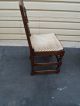 50234 Solid Oak Antique Carved Side Chairs Chair S 1900-1950 photo 7