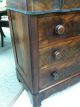 Antique Flame Mahogany 4 Drawer Chest With Mirror (empire) Circa 1860 1800-1899 photo 5