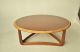 Mid Century Modern Lane Coffee Cocktail Table Round With Great Legs Refinished Post-1950 photo 9
