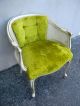 French Painted Side Chair With Caning 1741 Post-1950 photo 1