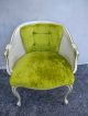 French Painted Side Chair With Caning 1741 Post-1950 photo 2