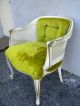 French Painted Side Chair With Caning 1741 Post-1950 photo 4
