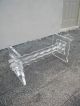 Mid - Century Lucite Glass - Top Coffee Table 2620 Post-1950 photo 9