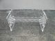 Mid - Century Lucite Glass - Top Coffee Table 2620 Post-1950 photo 11