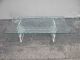 Mid - Century Lucite Glass - Top Coffee Table 2620 Post-1950 photo 2