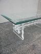 Mid - Century Lucite Glass - Top Coffee Table 2620 Post-1950 photo 4