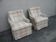 Pair Of Mid - Century Tufted Side By Side Chairs 2341 Post-1950 photo 1