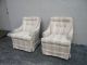 Pair Of Mid - Century Tufted Side By Side Chairs 2341 Post-1950 photo 2