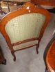 Antique Walnut French Cabriole Leg Arm Chair Tapestry. 1800-1899 photo 4