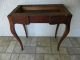 Antique English 19c Table With Rare Rouge Marble Top Cabriol Legs 1800-1899 photo 1