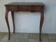 Antique English 19c Table With Rare Rouge Marble Top Cabriol Legs 1800-1899 photo 2
