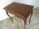 Antique English 19c Table With Rare Rouge Marble Top Cabriol Legs 1800-1899 photo 6