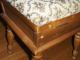 Anitque Sewing Box Foot Stool With Tapestry Cushioned Top,  Maple Wood Unknown photo 7