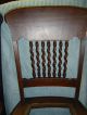 3 Matching Oak Formal D R Chairs - Early 1900 ' S - 1 Arm & 2 Straight - Twisted 1900-1950 photo 2